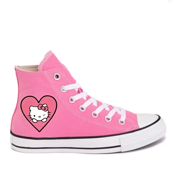 Hello Kitty Shoes Pink Hello Kitty Heart Converse Poshmark